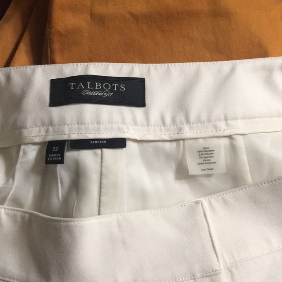 Talbots Pants - NWT Talbots white pants